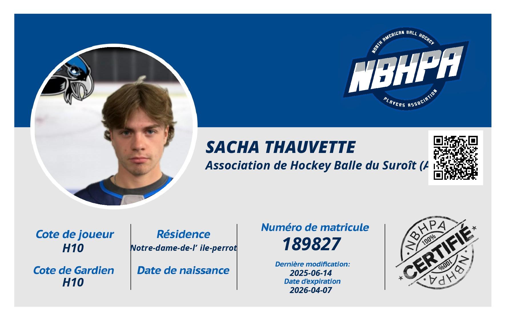 Sacha Thauvette