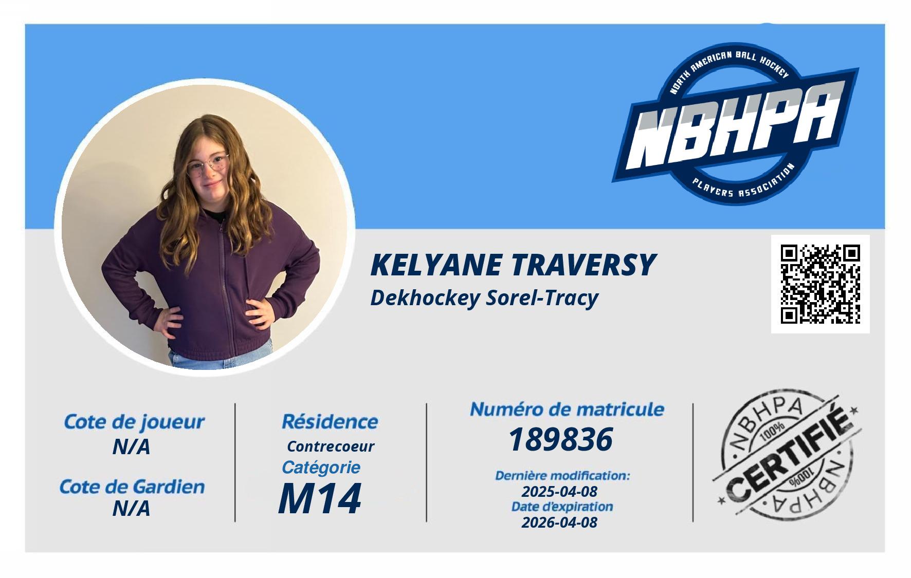 Kelyane Traversy