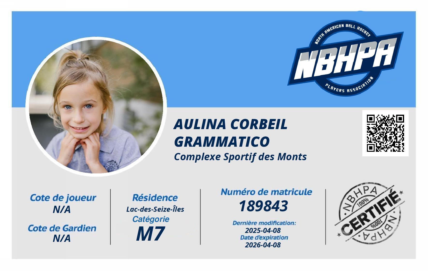 Aulina Corbeil Grammatico