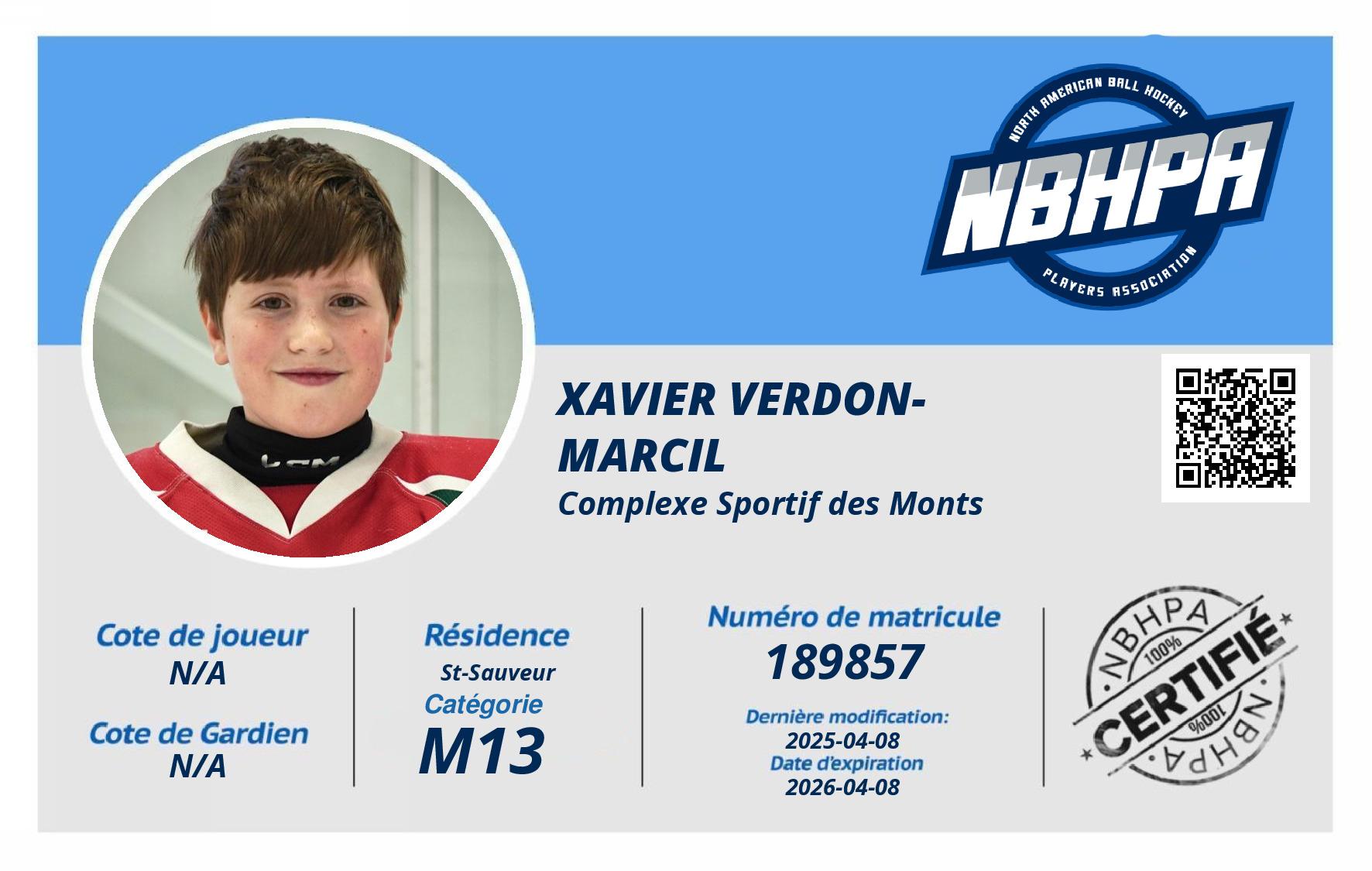 Xavier Verdon-Marcil