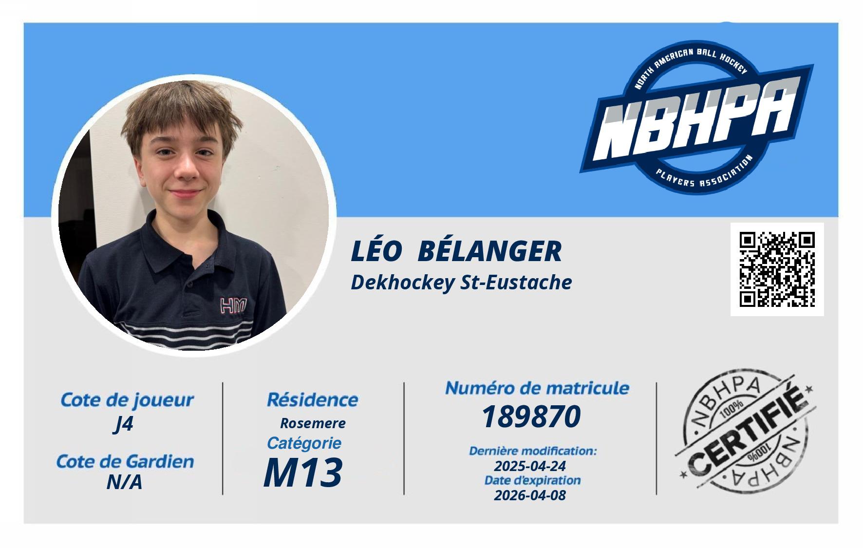 Léo  Bélanger 