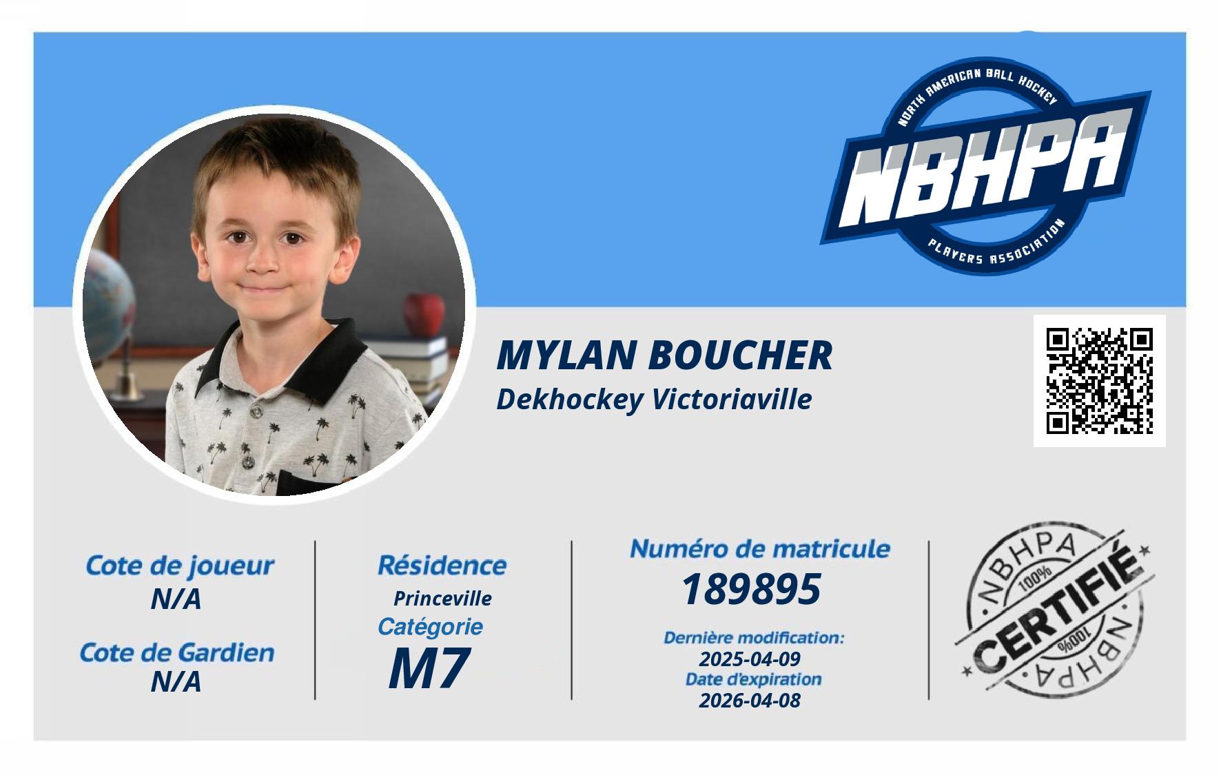Mylan Boucher