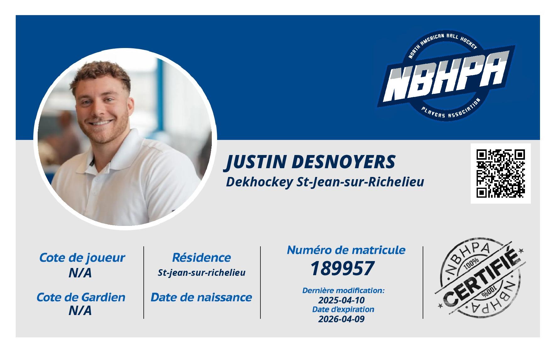 Justin Desnoyers