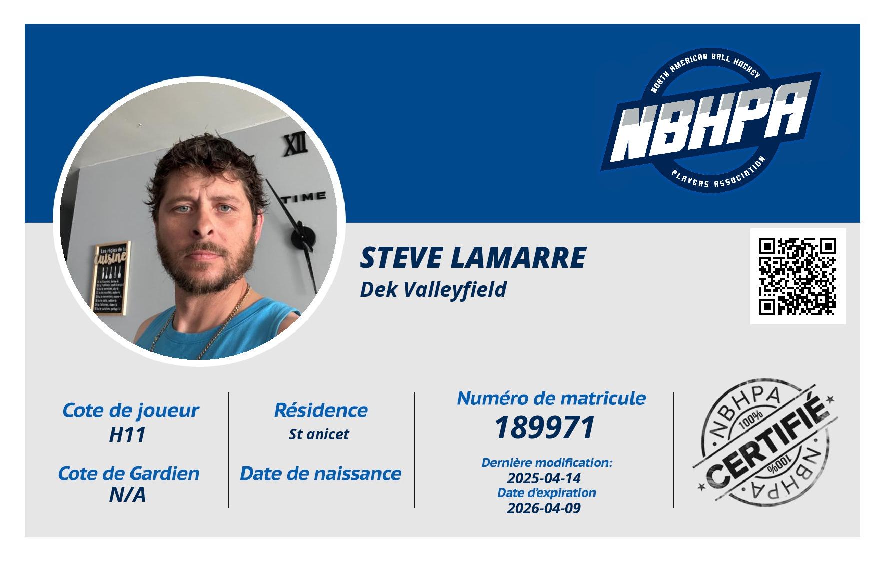 Steve Lamarre