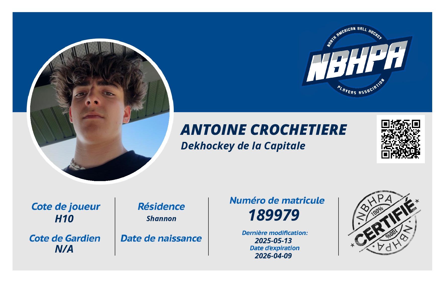 Antoine Crochetiere 