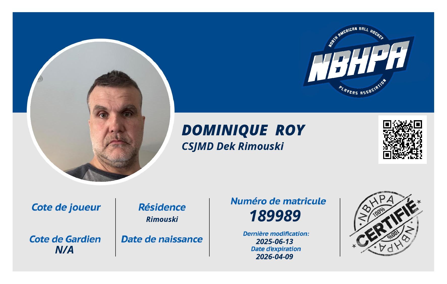 Dominique  Roy
