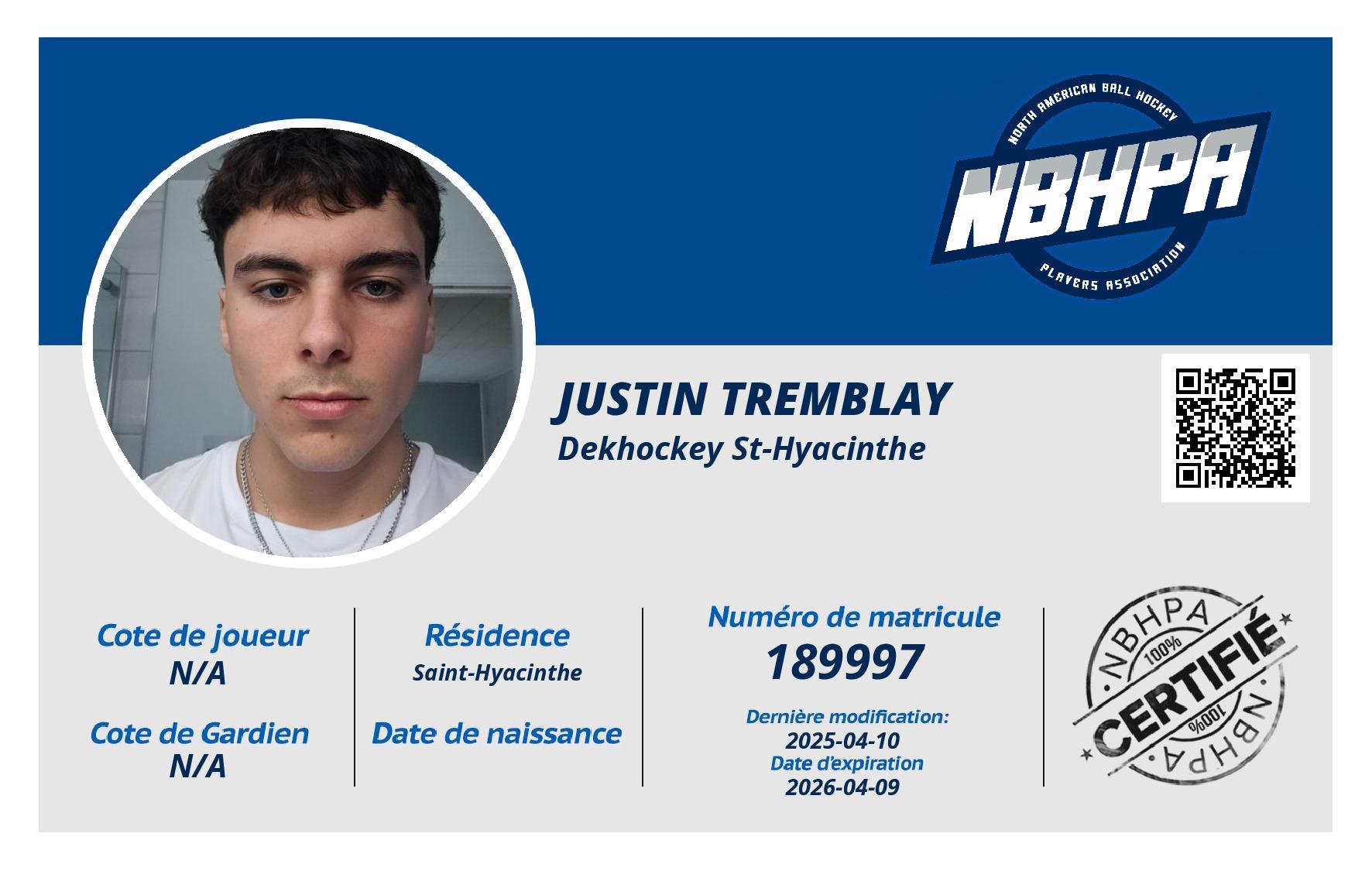 Justin Tremblay