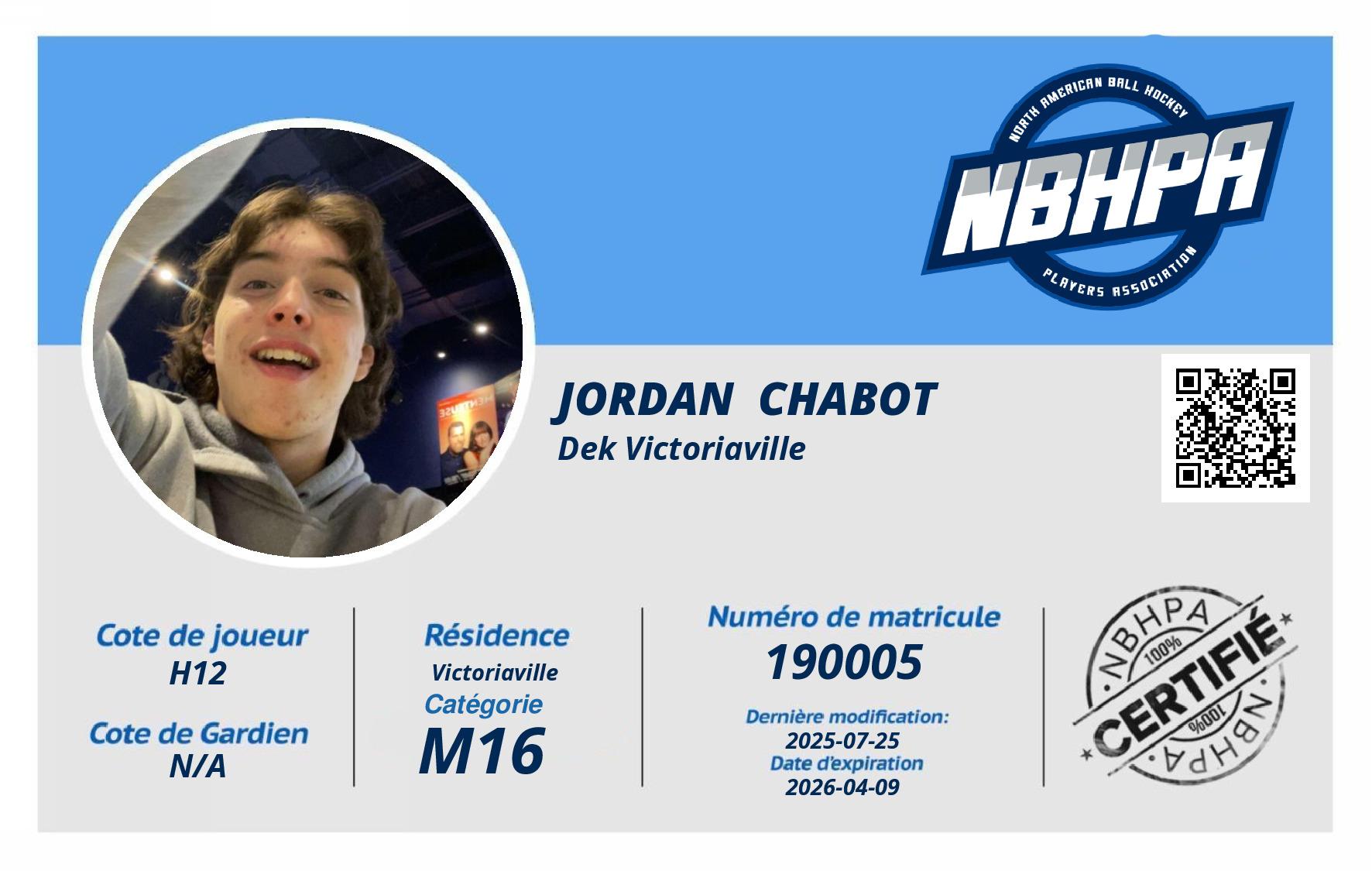 Jordan  Chabot