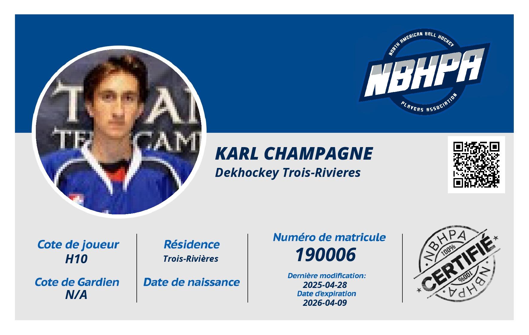 Karl Champagne 