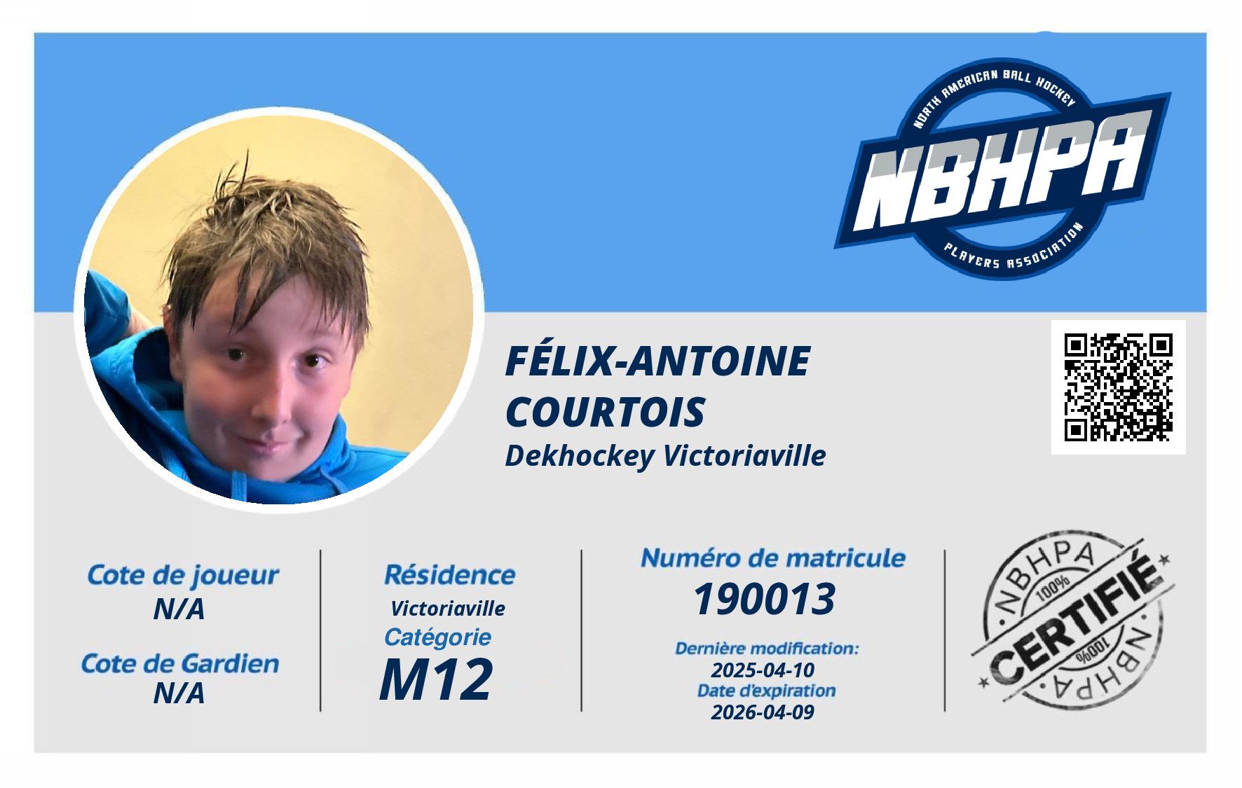 Félix-Antoine  Courtois