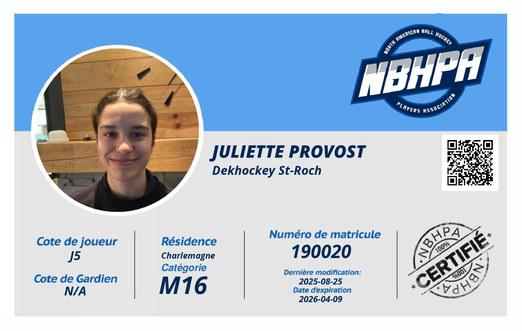 Juliette Provost
