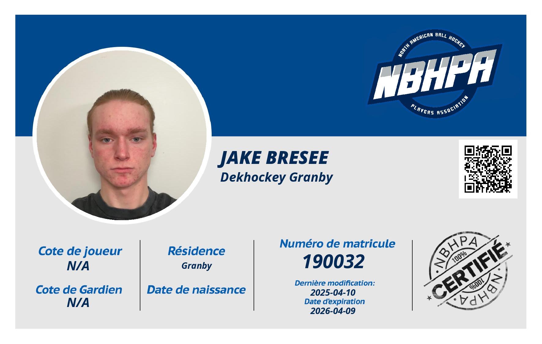 Jake Bresee