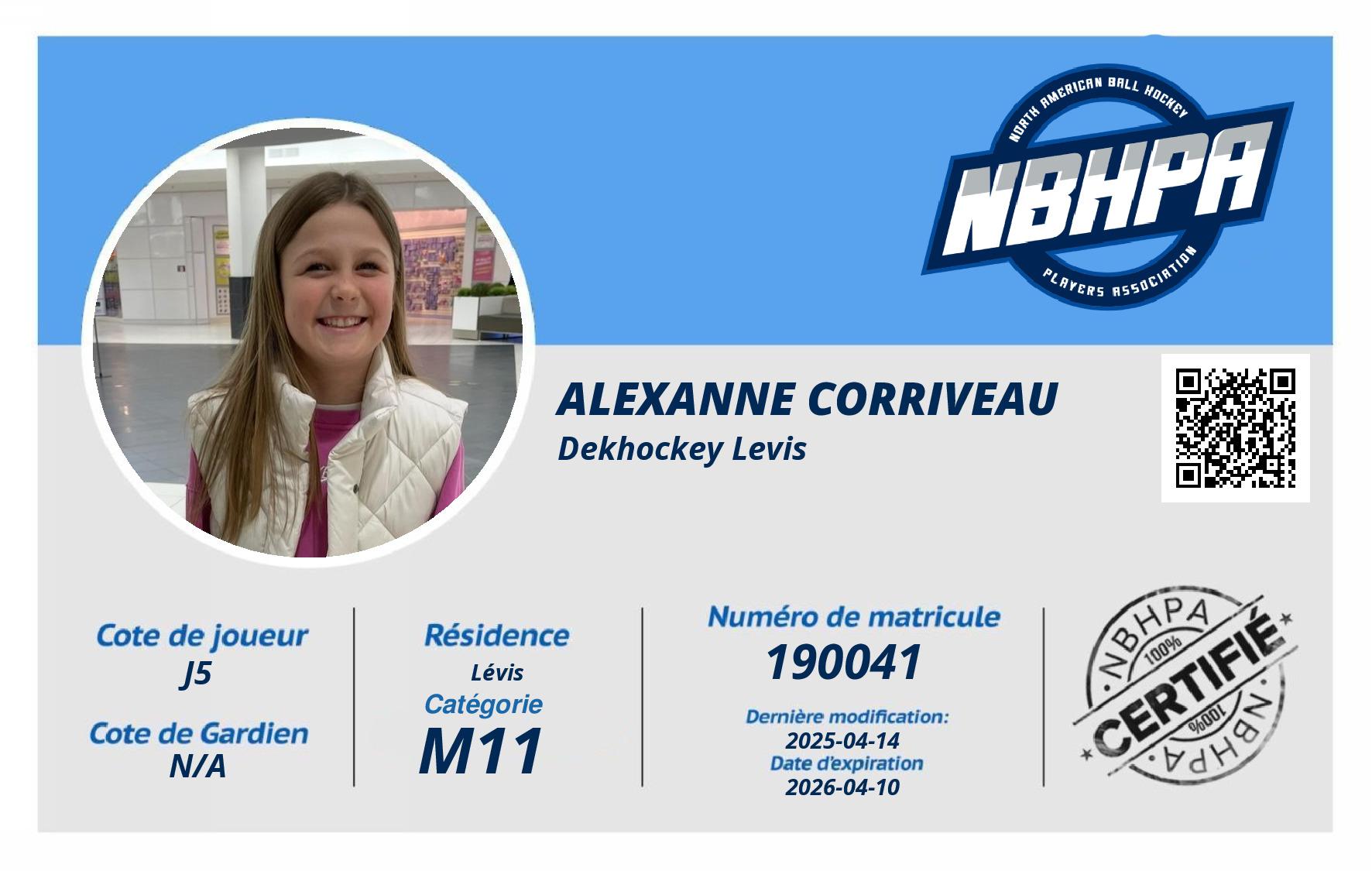 Alexanne Corriveau