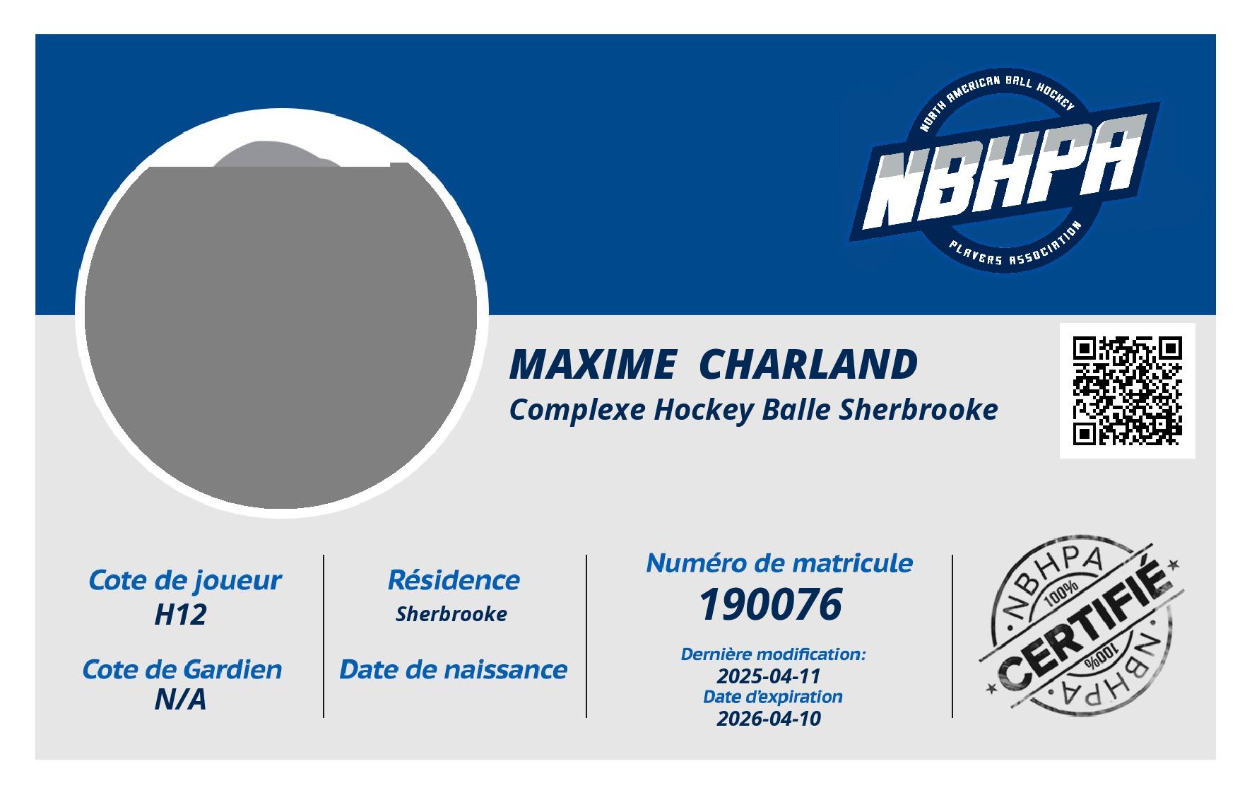 Maxime  Charland