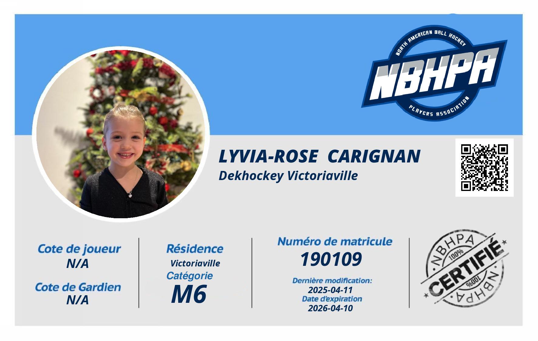 Lyvia-Rose  Carignan