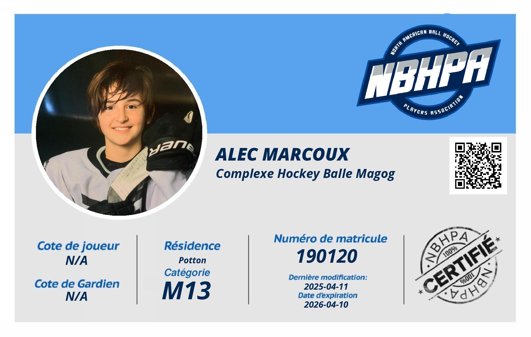 Alec Marcoux