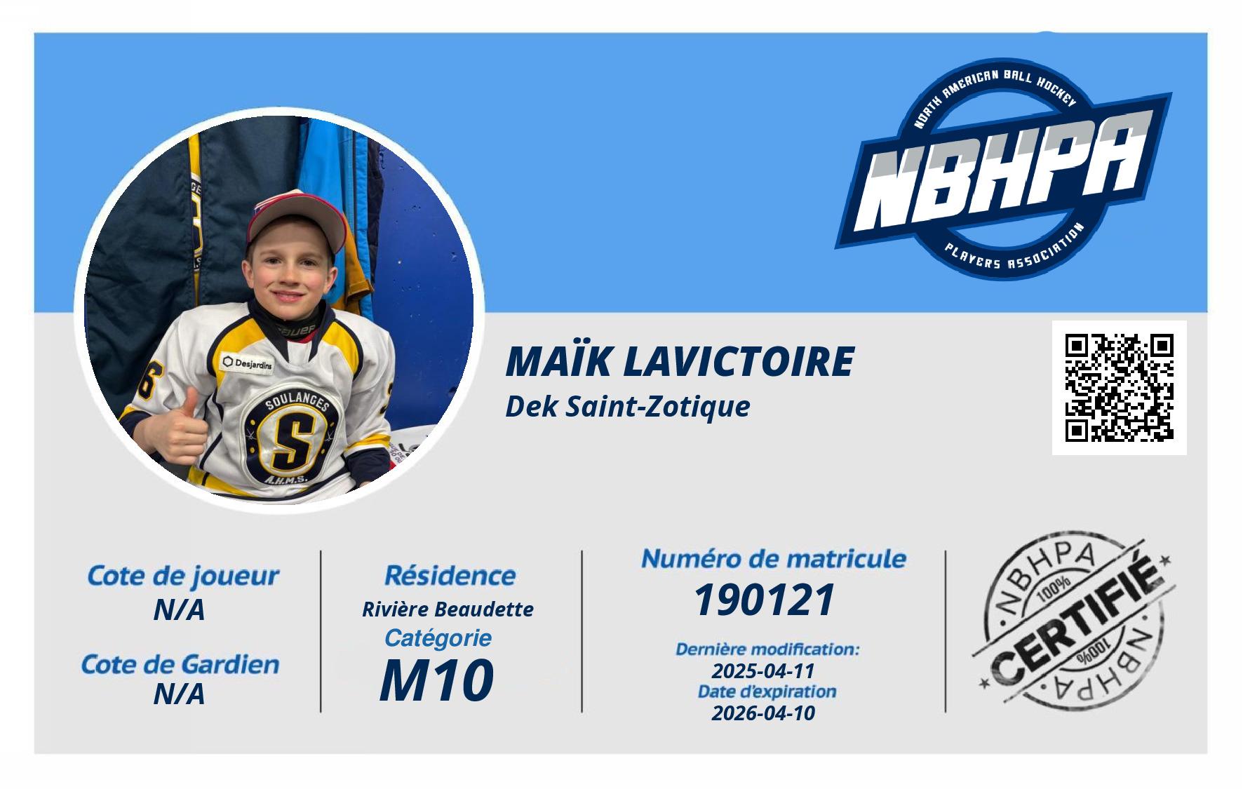 Maïk Lavictoire