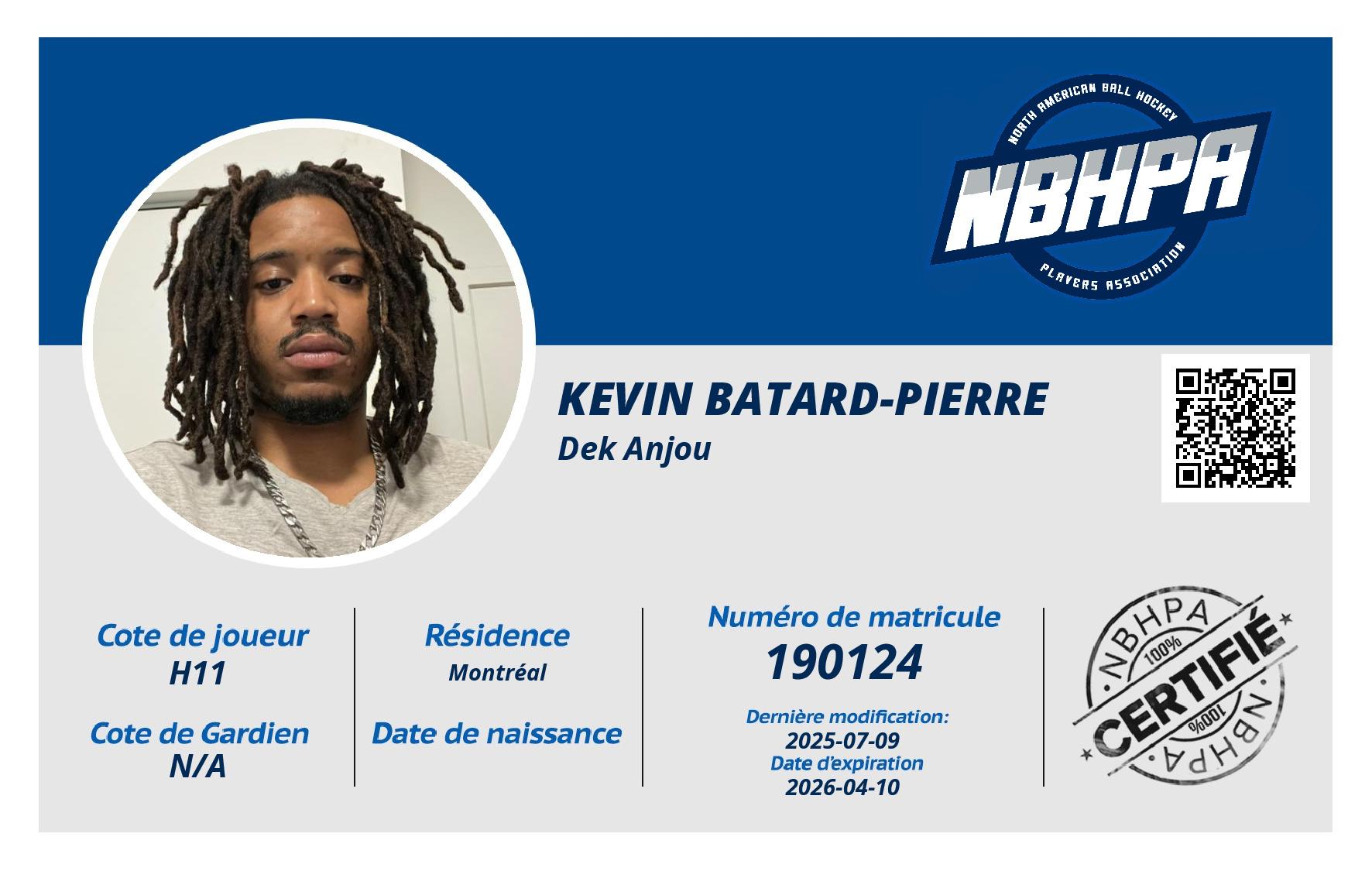 Kevin Batard-Pierre