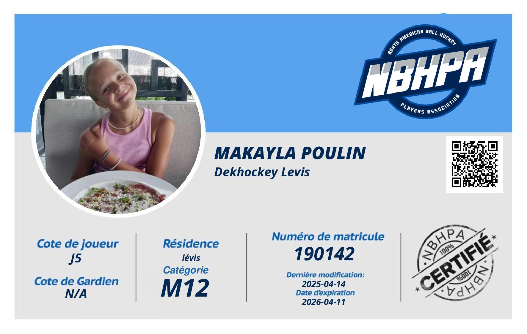 Makayla Poulin