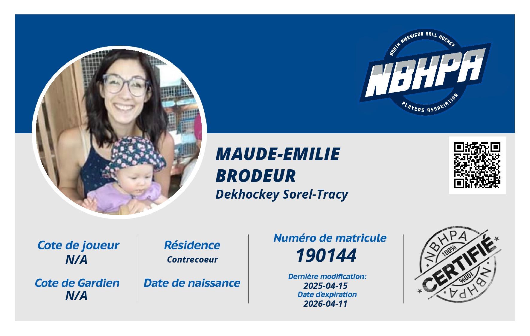 maude-emilie brodeur