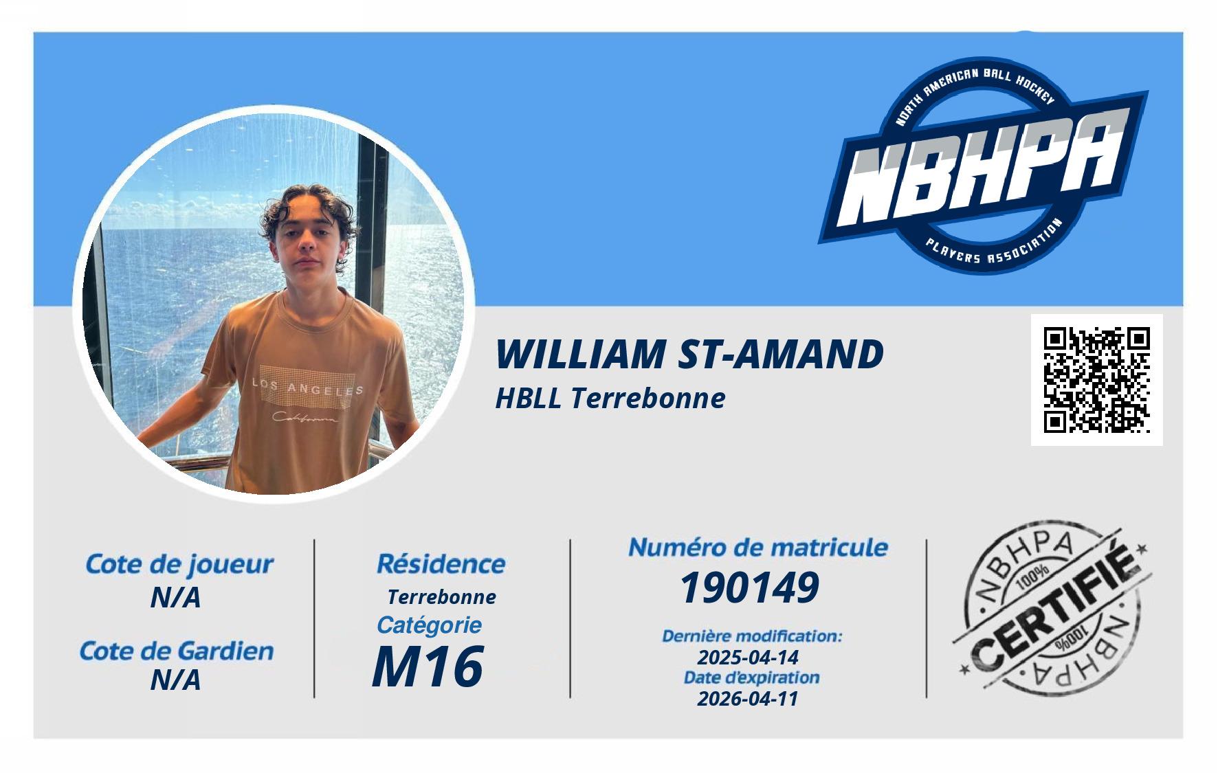 William St-Amand