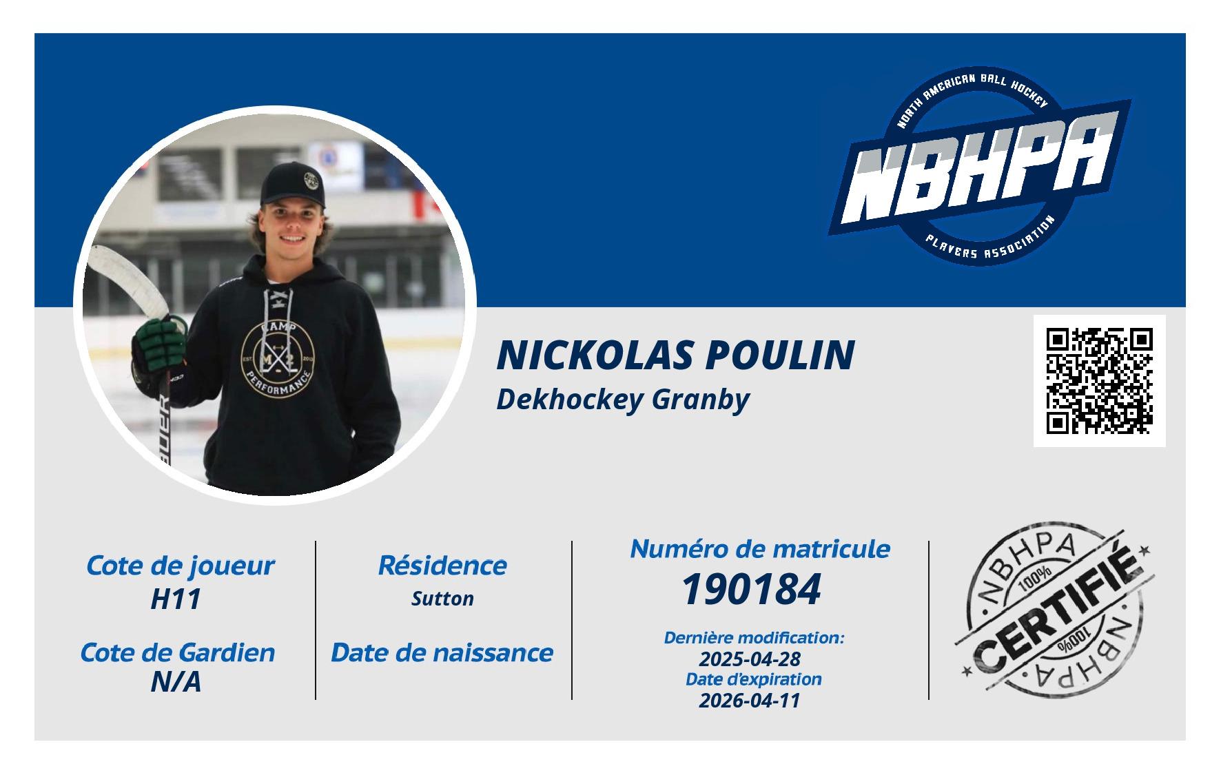 Nickolas Poulin