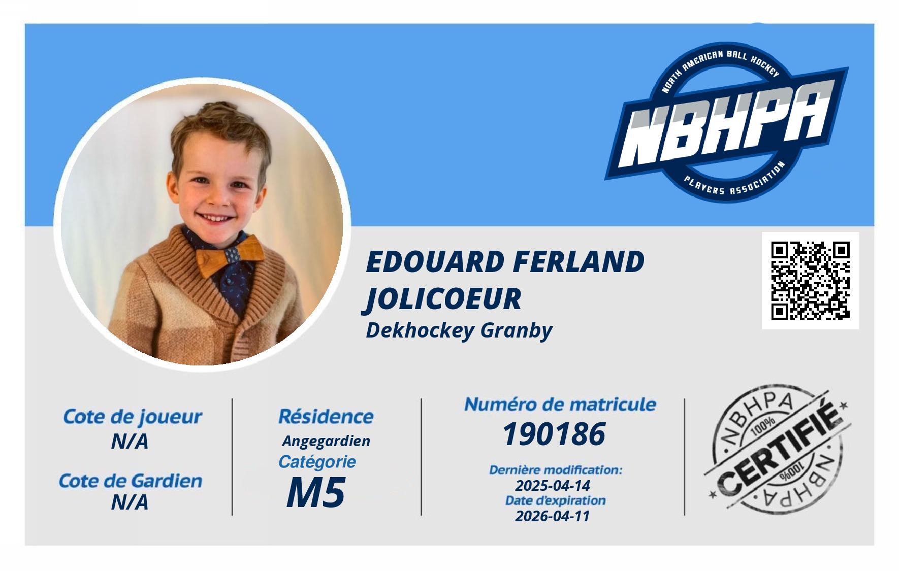 Edouard Ferland Jolicoeur