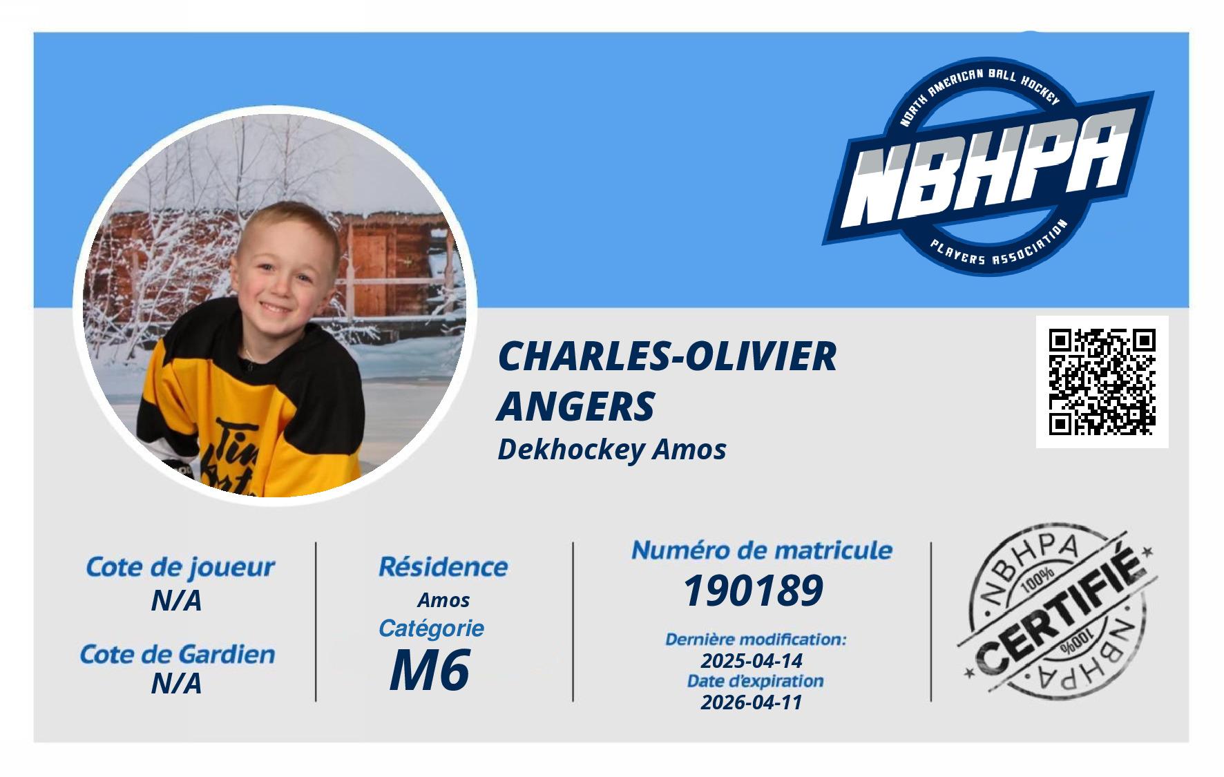 Charles-Olivier  Angers