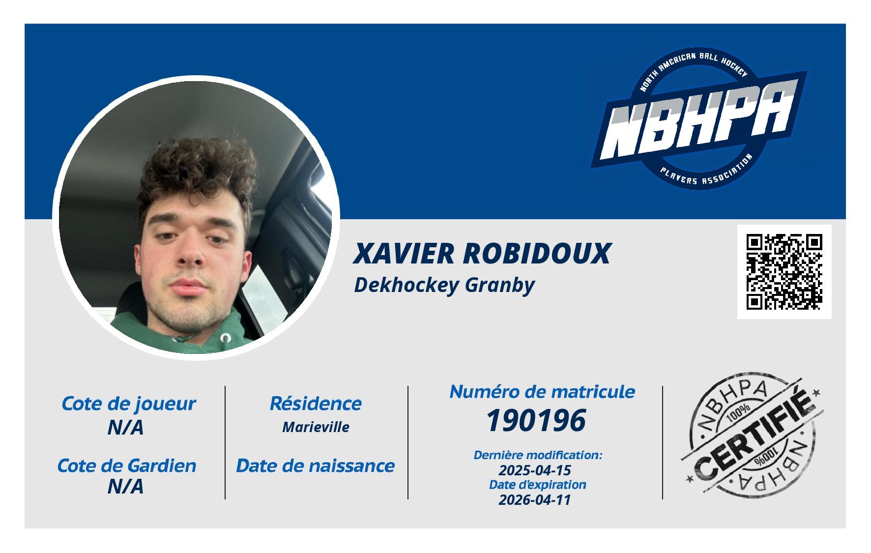 Xavier Robidoux