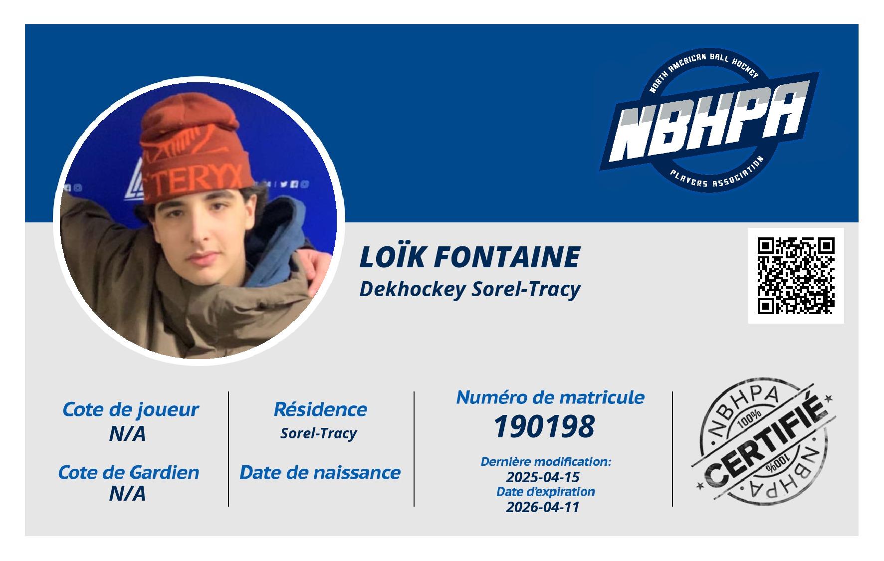 Loïk Fontaine