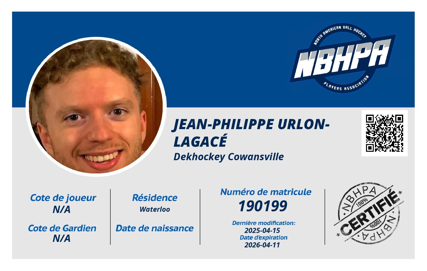 Jean-philippe Urlon-lagacé