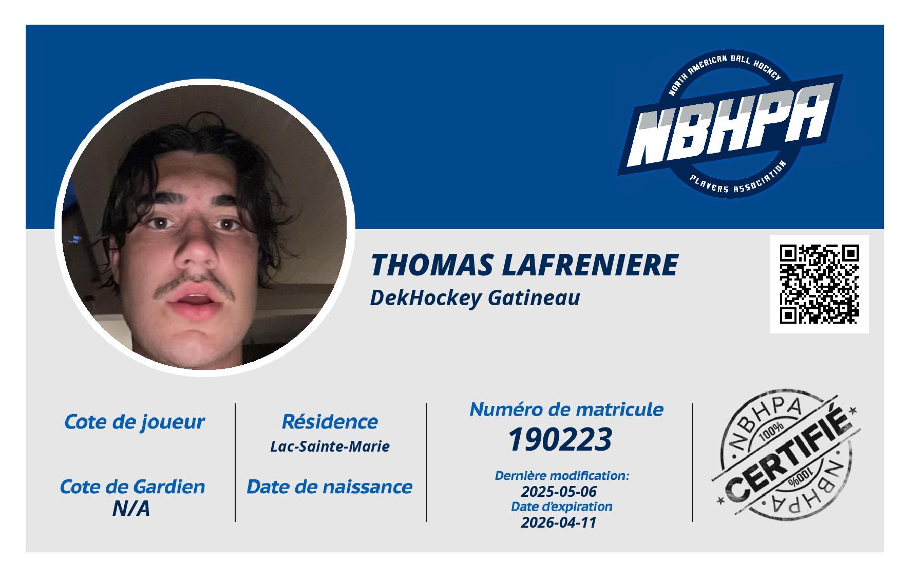 Thomas Lafreniere