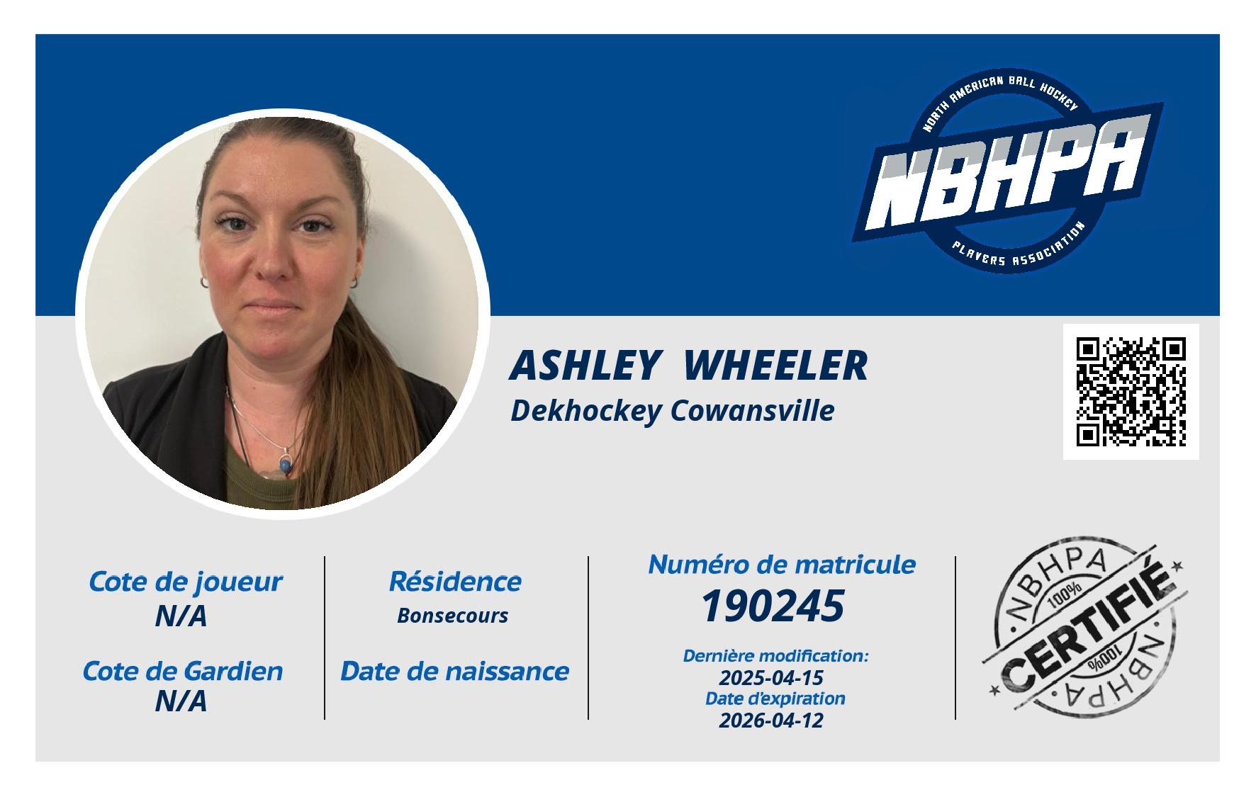 Ashley  Wheeler