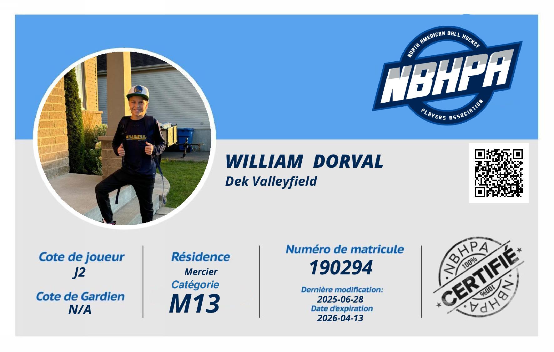 William  Dorval