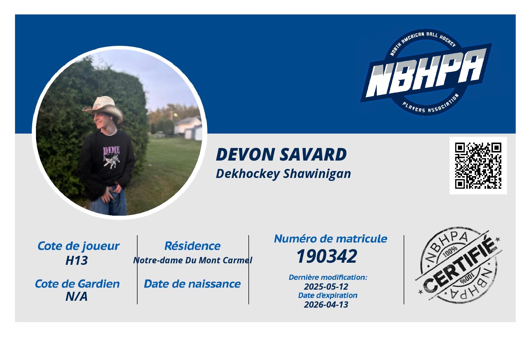 Devon Savard