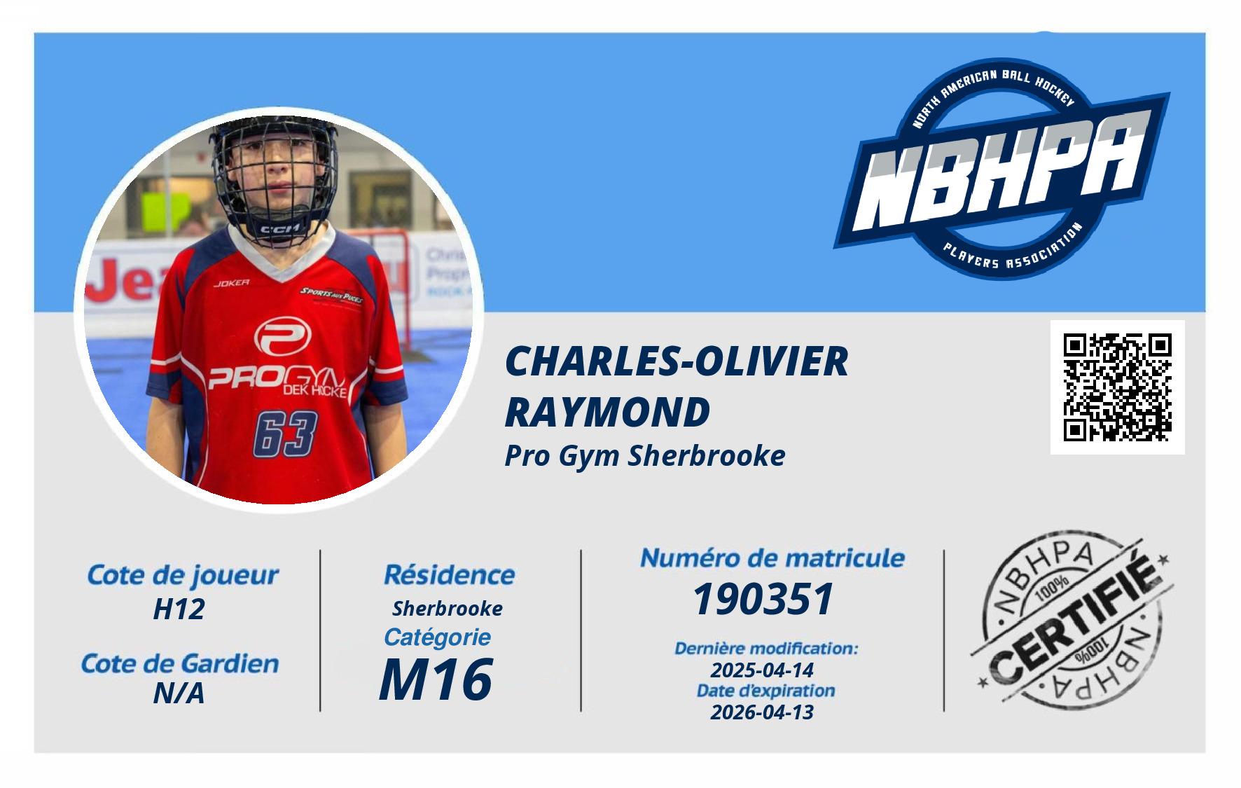 Charles-olivier  Raymond 