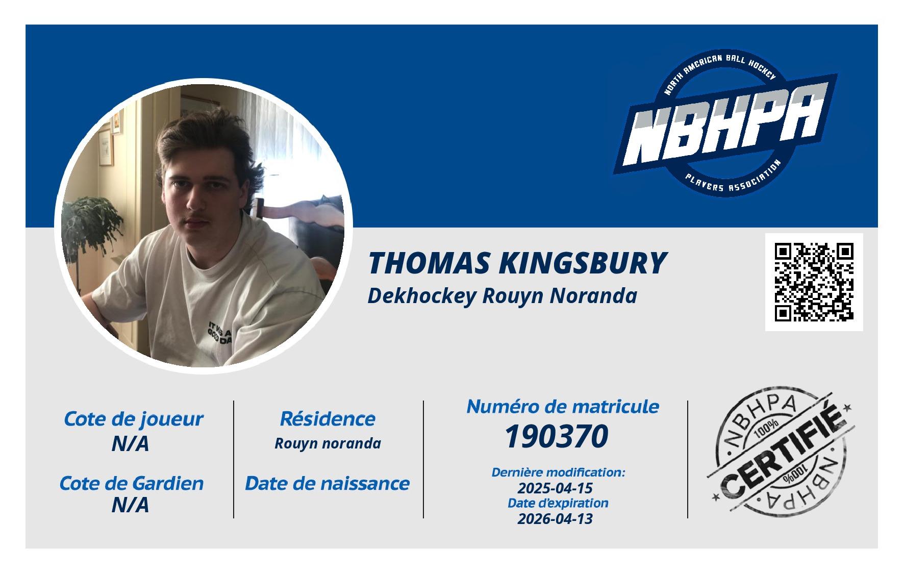 Thomas Kingsbury