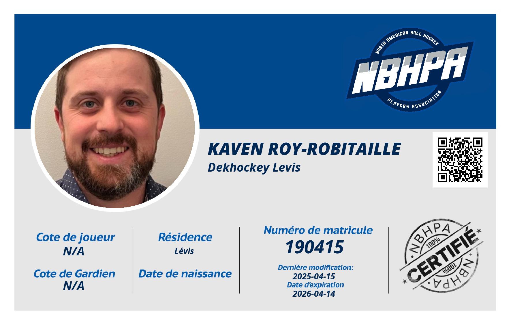 Kaven Roy-Robitaille 