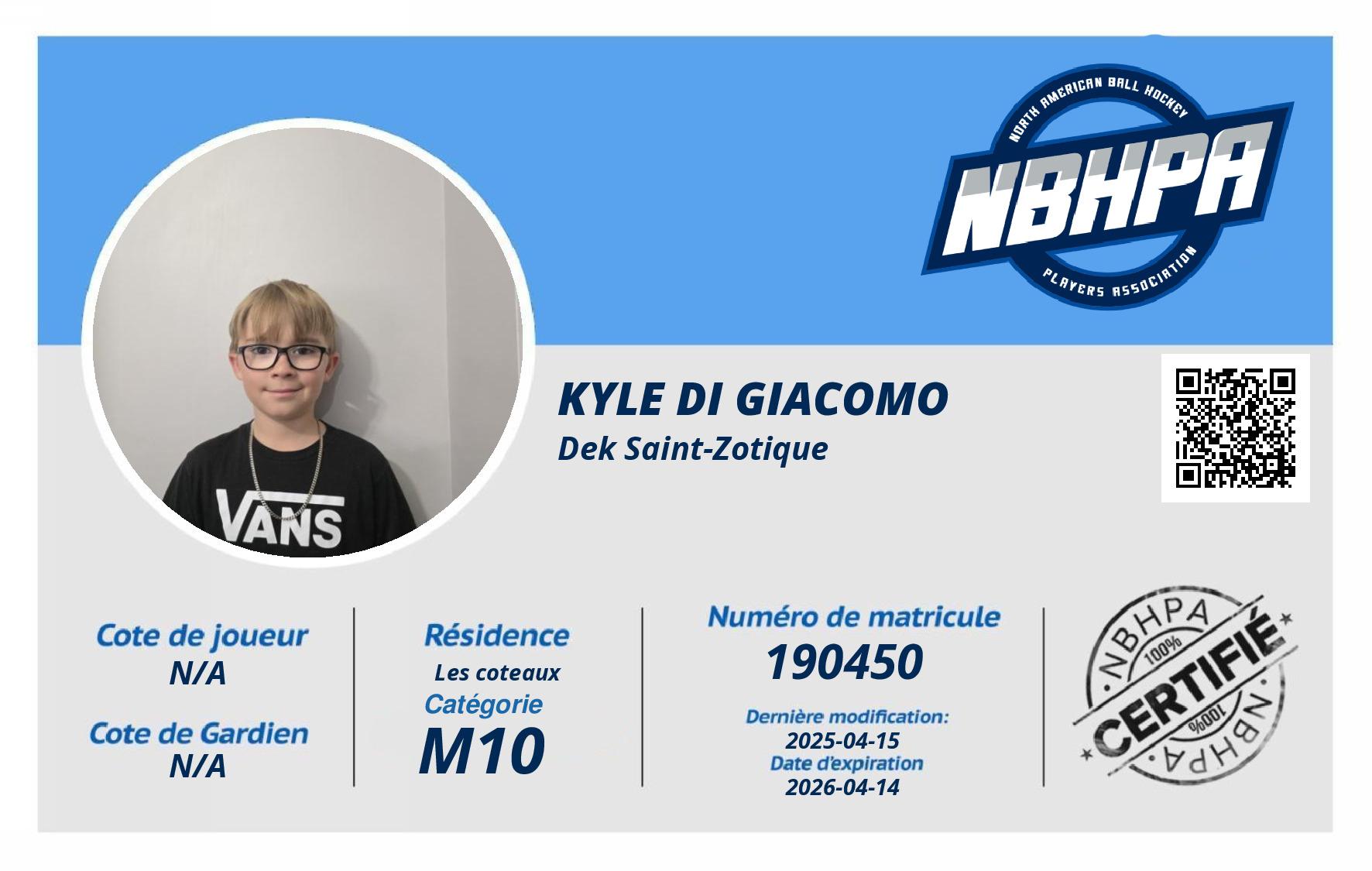 Kyle Di Giacomo 