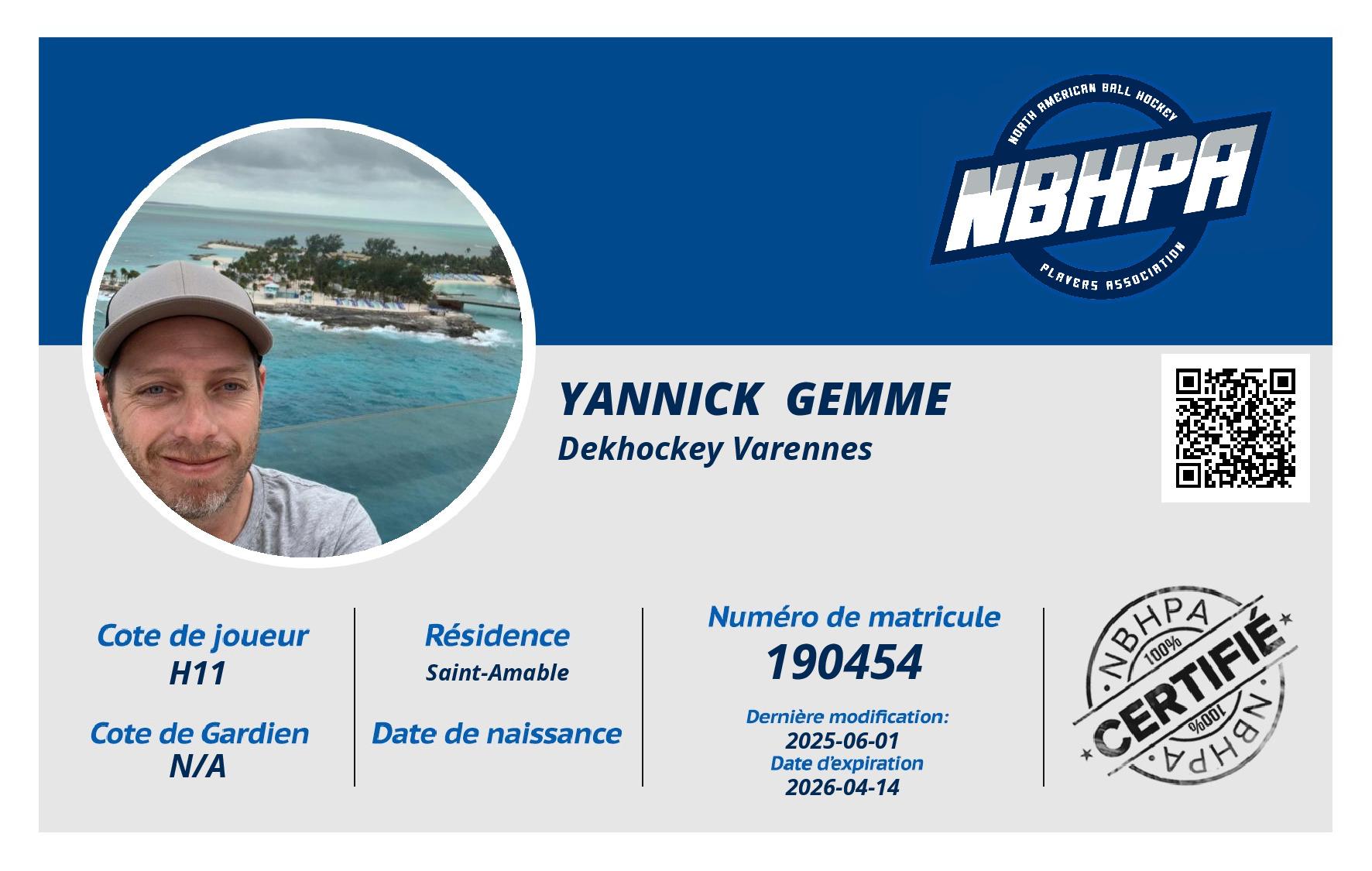 Yannick  Gemme