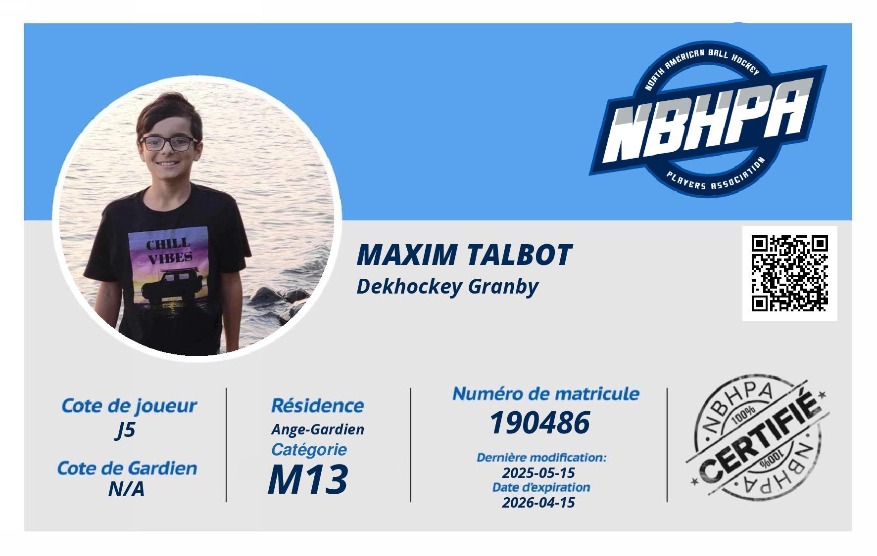 Maxim Talbot