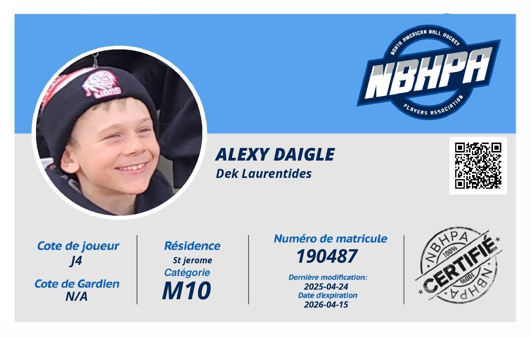 Alexy Daigle