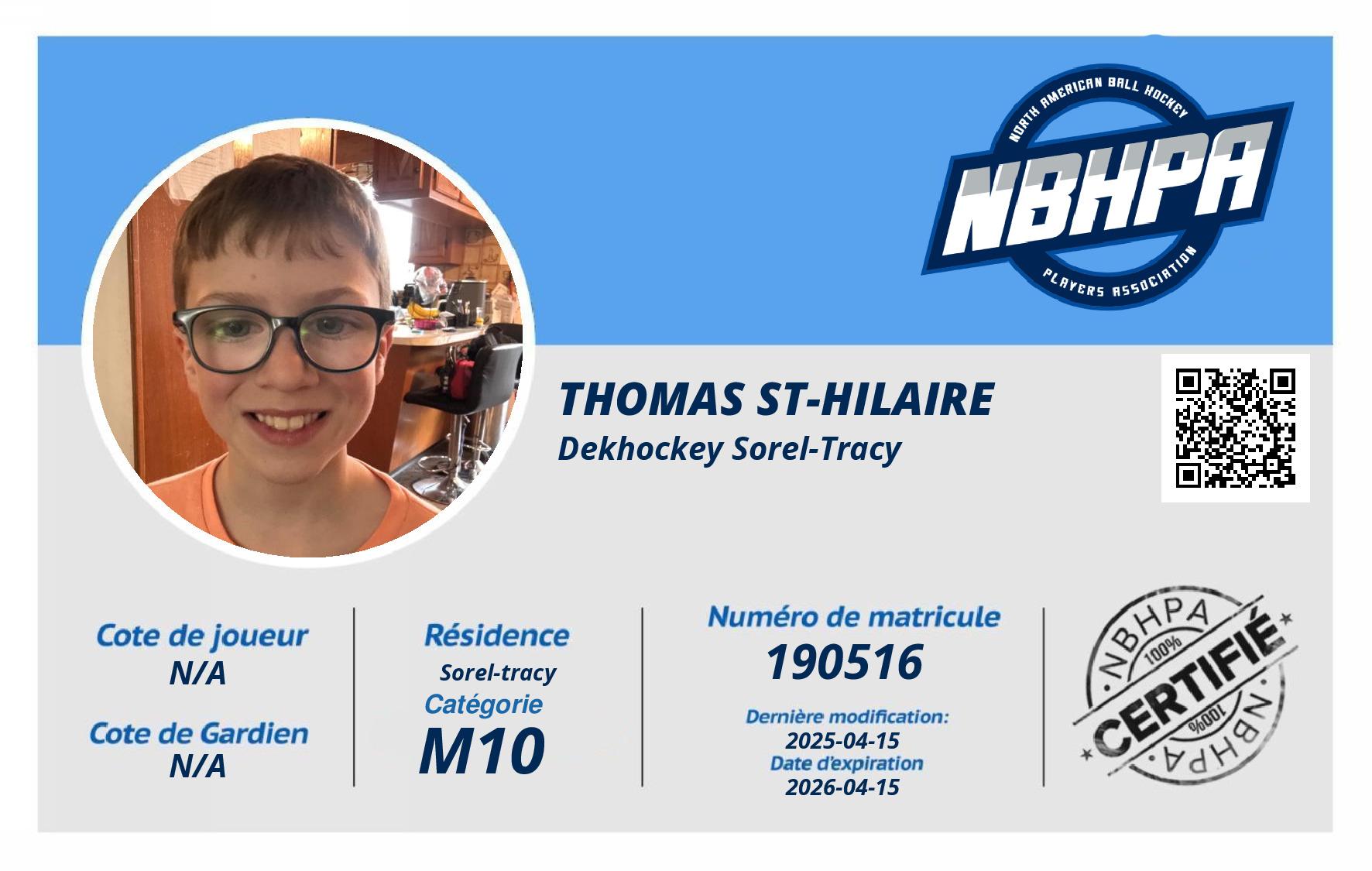 Thomas St-Hilaire