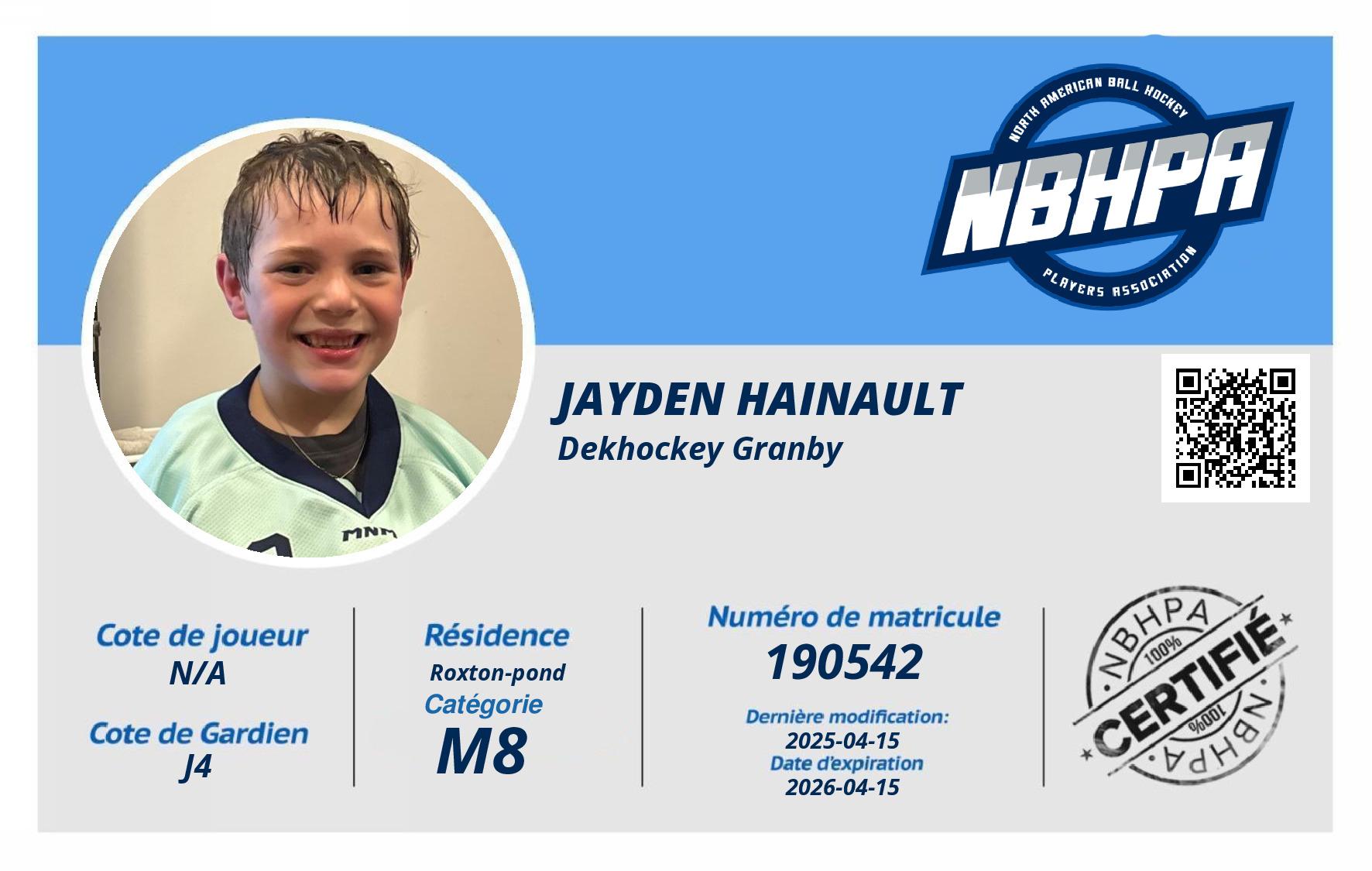 Jayden Hainault