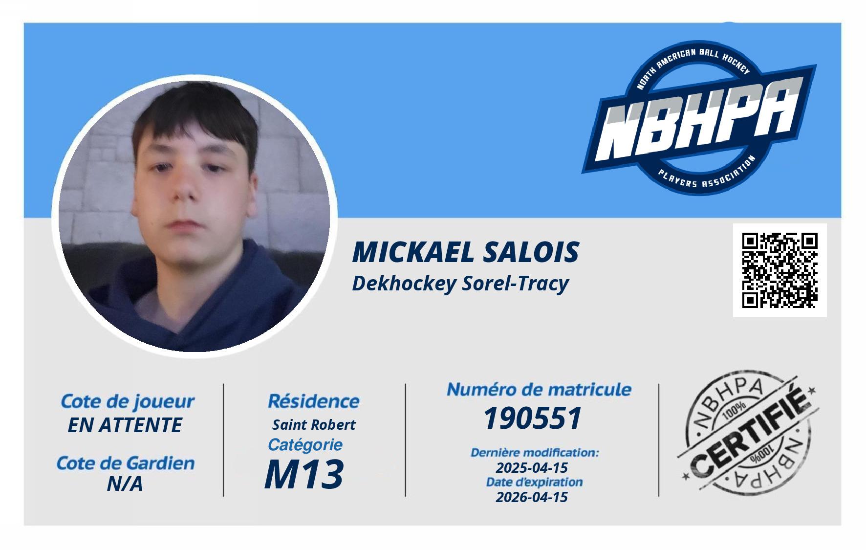 Mickael Salois