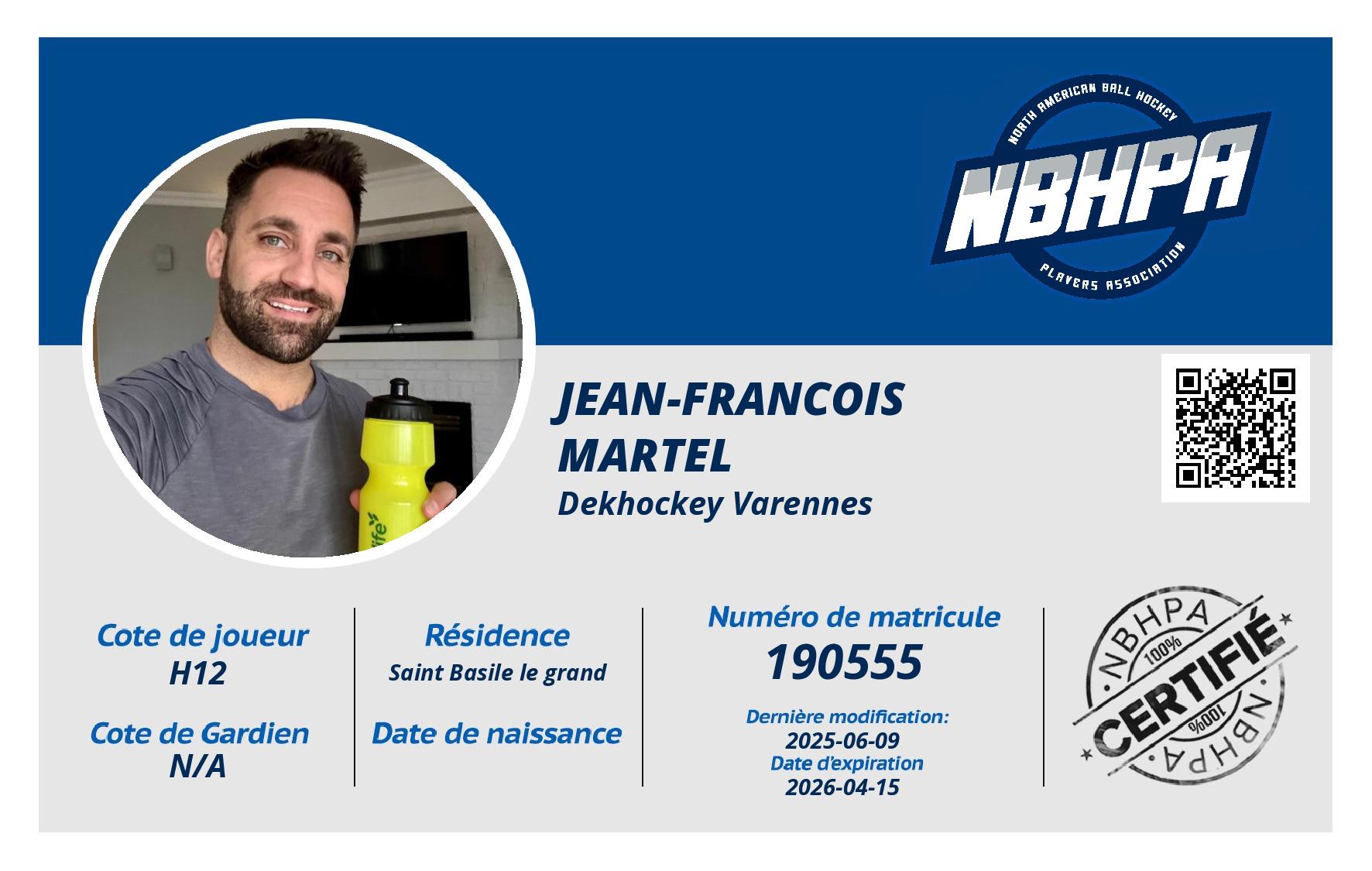 Jean-Francois Martel