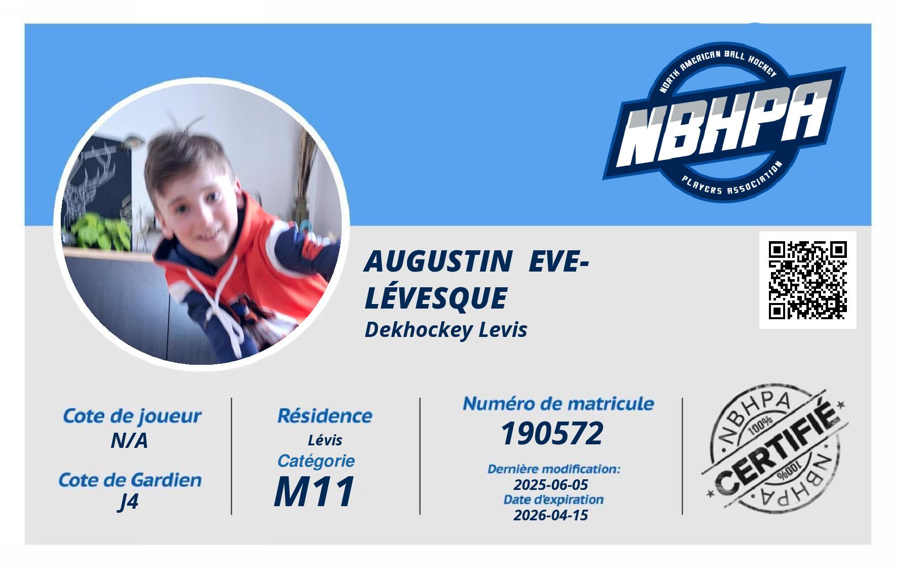 Augustin  Eve-Lévesque