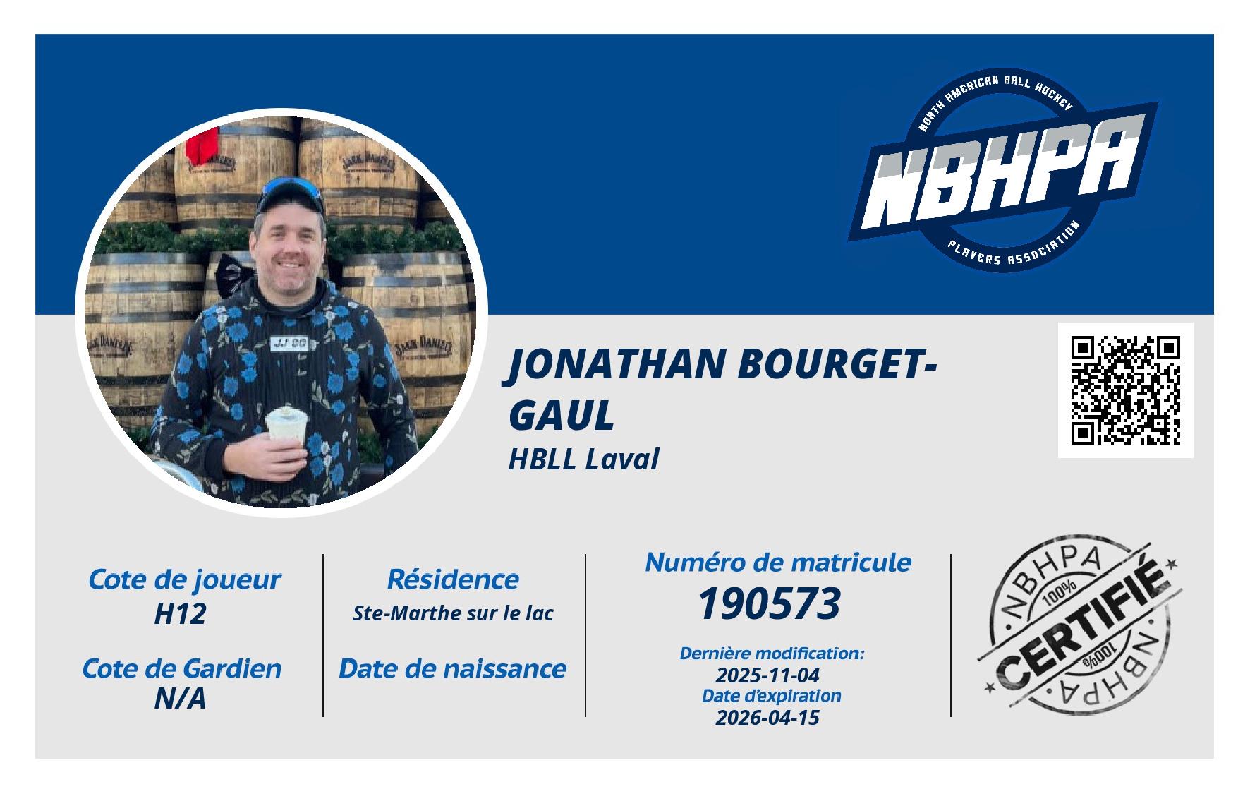 Jonathan Bourget-Gaul