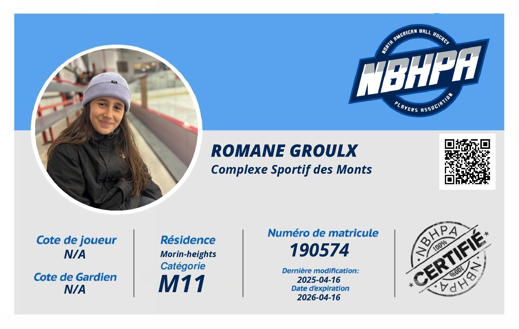 Romane Groulx