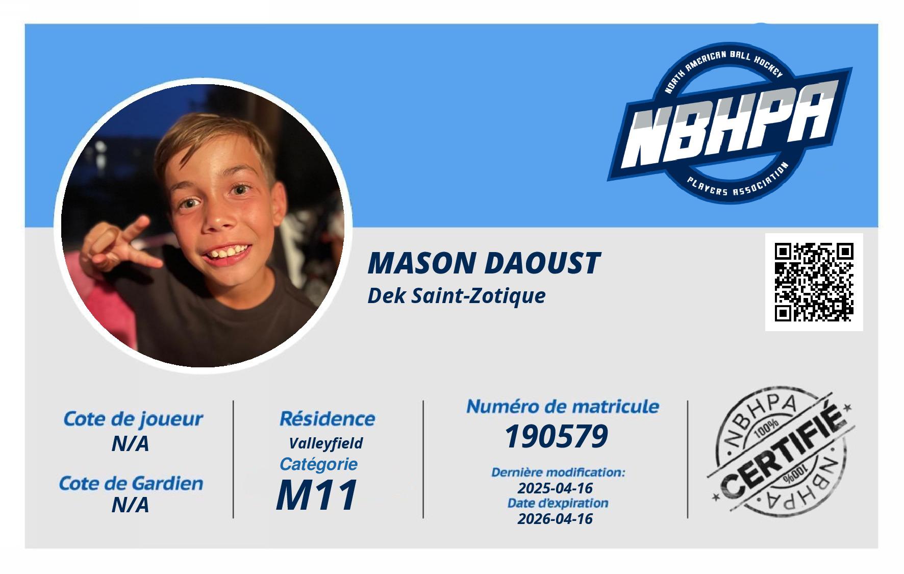 Mason Daoust